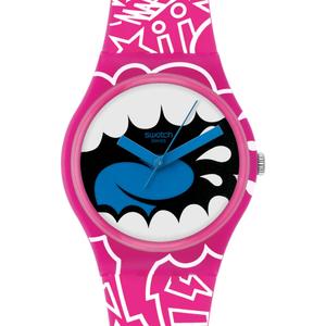 Унисекс черные часы GP133 SWATCH