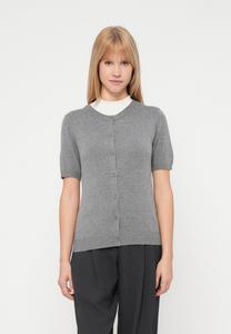 Кардиган Pieces PCNORA O NECK CARDIGAN, Medium Grey Melange/Mottled Grey