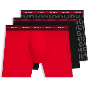 HUGO Br Planet Des boxers, красный