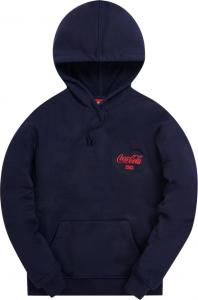 Худи Kith x Coca-Cola Ribbon Logo Hoodie 'Navy', синий