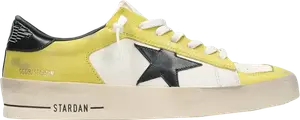 Кроссовки Golden Goose Stardan Yellow Black, желтый