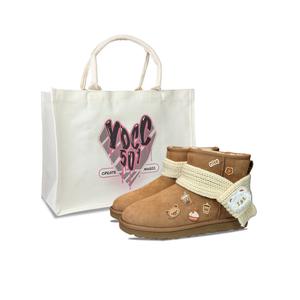 Классические мини YDCC Hibernation Moment, короткие сапоги-шоппер для женщин, цвет каштан UGG, chestnut