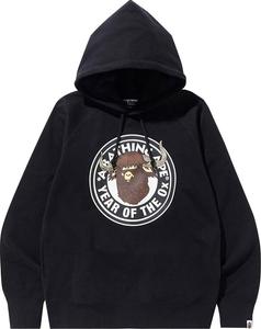 Худи BAPE Year Of The Ox Pullover Hoodie Black, черный