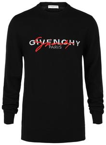 Свитер Givenchy с фирменным логотипом, черный