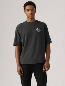 Хлопковая футболка с принтом и коротким рукавом Levi's, Phantom