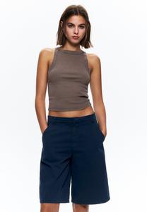 Шорты PULL&BEAR BERMUDA, Dark Blue