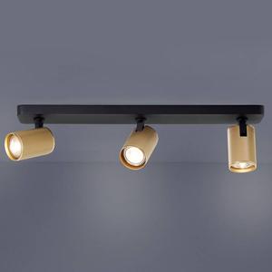 Потолочный светильник Brilliant Marty Typ A, алюминий - черный / золотой - количество языков пламени: 3