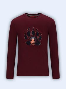 Tygo & Vito Футболка с длинными рукавами "Макс" красного цвета
