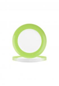 Зелёные завтрачные тарелки liberty pure colors ø 22,5 см 6 шт Liberty pure colors Seltmann Weiden