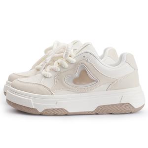 JIONGSEN Женские бежевые противоскользящие износостойкие кеды Sen