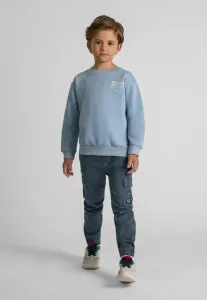 Брюки-Карго в стиле милитари с эластичным поясом Minoti, Blue Grey