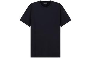 Джерси футболка с круглым вырезом GIORGIO ARMANI, синий