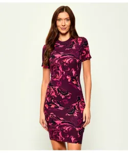 Фарфоровое платье в стиле барокко Versace Jeans Couture, розовый