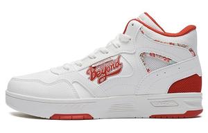 Кеды, скейтборд обувь женская средняя высота белый/красный 361°