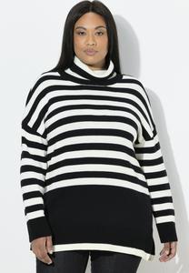 Джемпер Ulla Popken STEHKRAGEN, LANGARM, Black