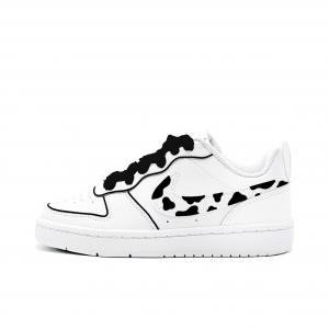 Кроссовки для скейтбординга Court Borough Infinity Slip Resistant низкие детские для подростков Nike, черный/белый