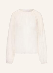 Блузка рубашка савира Samsøe Samsøe, экрю