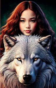 Composition Notebook: WOLF SPIRIT | College Ruled Composition Notebooks | Cute Aesthetic Journal | Wide Line | 5.5 X 8.5 (Independently published)