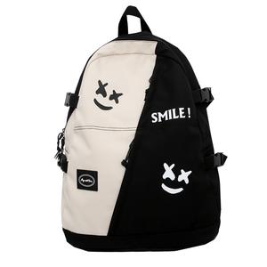 BALANG Нейлоновый рюкзак унисекс белый и корзина черный и белый белый и корзина с подвеской черный и белый с брелком, Black & White Color & Charm Not Included