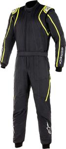 Костюм для гонок Alpinestars GP Race V2 Multi-Layer FIA 8856-2018, Black/Yellow Flourescent
