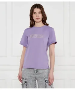 Футболка Regular fit Patrizia Pepe, фиолетовый