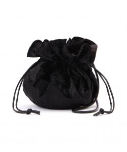 Маленькая ленточная сумочка на завязках Free'S Mart, цвет Black