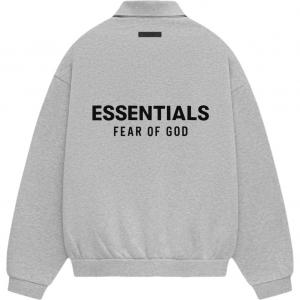 Флисовая поло Fear Of God Essentials, серый