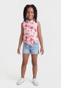 Рубашка, галстук, узел сверху Guess, Strawberry Lime