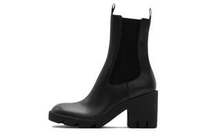 Бербери Кожаные Ботинки с Эластичной Вставкой