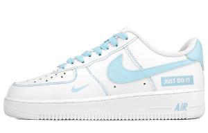 Кроссовки Air Force 1 для скейтбординга унисекс с низким верхом Nike, белый/синий