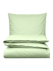 Комплект постельного белья из перкаля в стиле БХАНУ цвета матча MELA, 240x220 (2x 80x80 см)