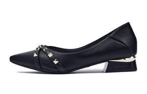 Туфли женские повседневные Women's Casual Shoes Women's Low-Top Black Mulinsen