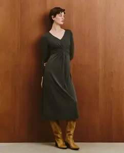 Женское длинное платье Southern Cotton, темно-серый