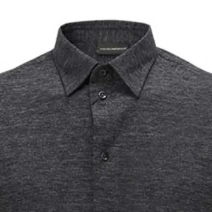 EMPORIO ARMANI Рубашка мужская темно-серая
