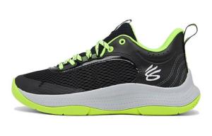 Баскетбольные кроссовки Curry 3Z6 для детей GS Low-top Black/Green Under Armour