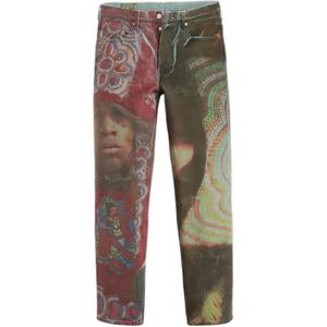 Джинсы denim tears big chief demond 568 Levis, мультиколор
