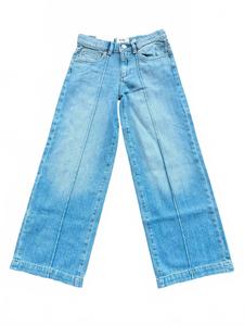 Джинсы Nini для девочек с широкими штанинами и низкой посадкой в синем цвете DL1961 - Kids'