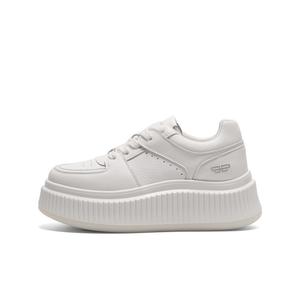 BELLE Износостойкие противоскользящие лоу-топы для скейтбординга женские экрю, цвет Ecru