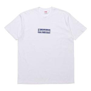 Футболка fw19 week 17 bandana box logo tee Supreme, белый