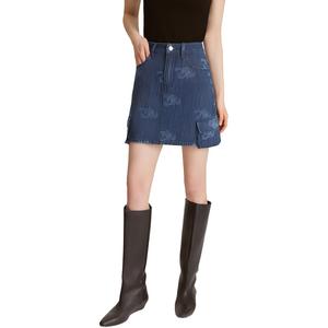 ELLE Повседневная короткая юбка Women's Blue