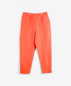 Зауженные брюки из смесовой льняной ткани