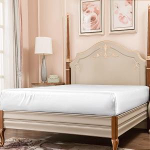 PROMEED Простыня на резинке PROMEED из 100% шелка, 23 момме, класс 6A+, охлаждающая Cream - Fitted Sheet Only