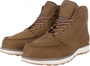 Мужские кожаные ботинки KLIM Black Jak для уличной и мотоциклетной езды., Tanner Brown