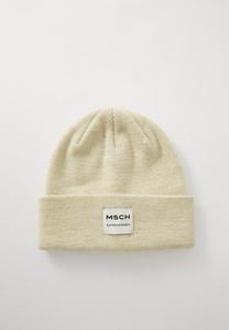 Шапка MSCH Copenhagen LOGO BEANIE KEY, Fog/Beige