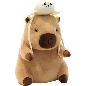 Плюшевая кукла Suburban Friend Capybara, Capybara Dolls, высота 20см/30см/40см GUAIGUAIXIONG