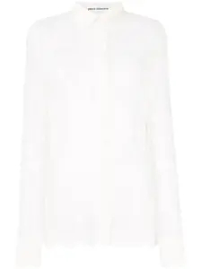 Кружевная рубашка Rabanne, белый