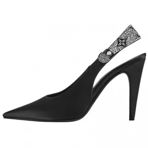 LOUIS VUITTON Legacy Slim Heel высокие туфли 10 см женские black