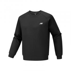 Базовый спортивный свитшот мужской Skechers, carbon черный/0018