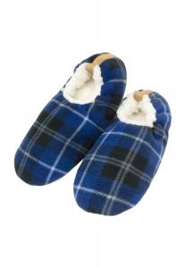 1 пара мужских тапочек в клетку normani, синий