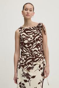 Блузка Abercrombie & Fitch, бежевый